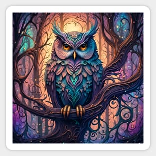Mystical Owl Sticker